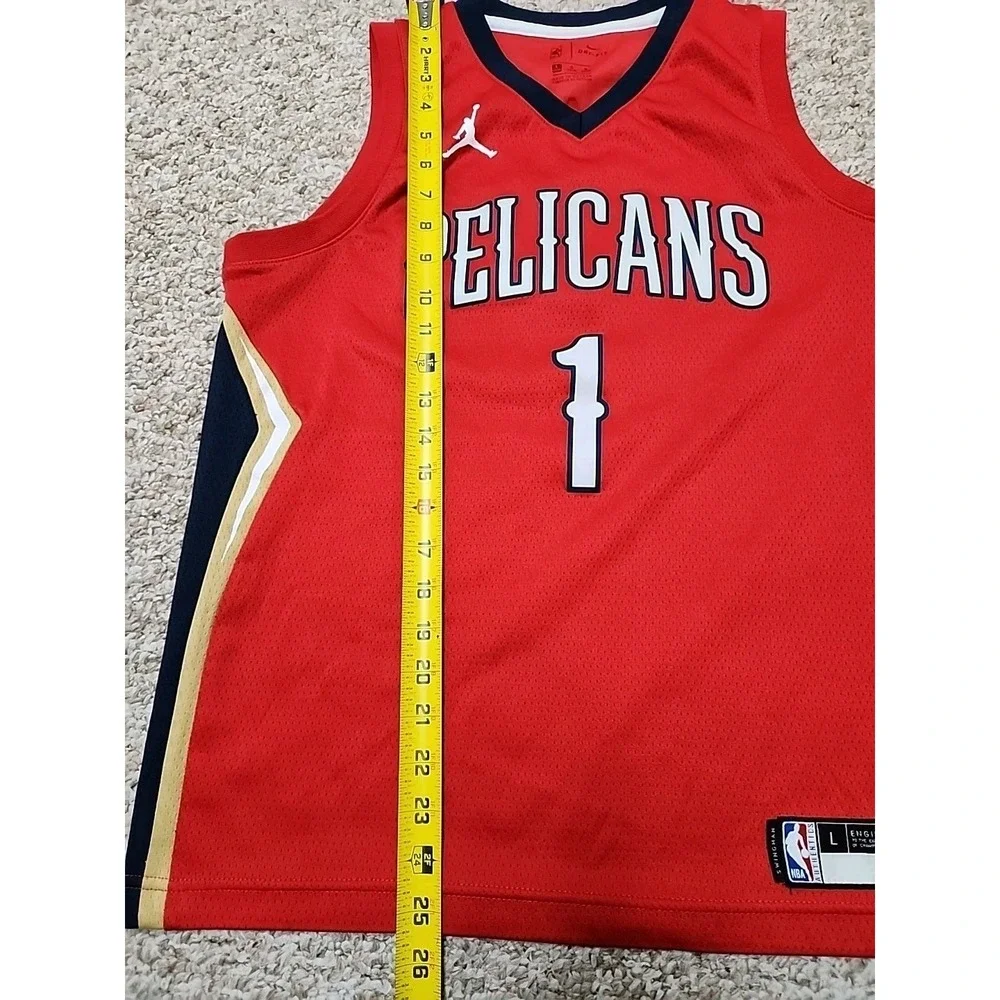 Zion Williamson‎ #1 Kids Large (14-16) New Orleans Pelicans Jersey Nike Swingman